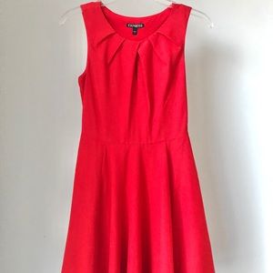 Red Fit & Flare Dress
